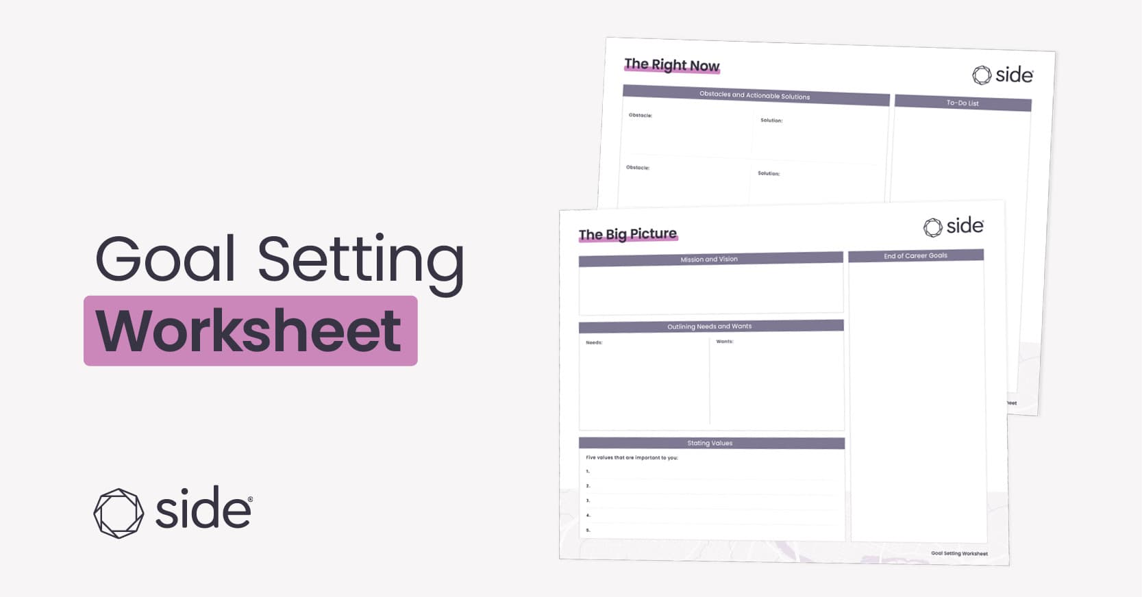 Goal Setting Worksheet