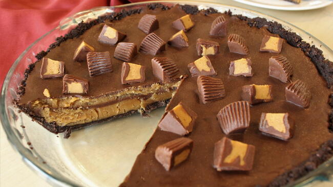 Over-the-Top Chocolate Peanut Butter Pie