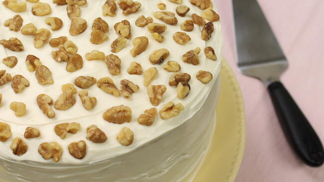  Maple-Walnut Layer Cake with Easy Maple Frosting